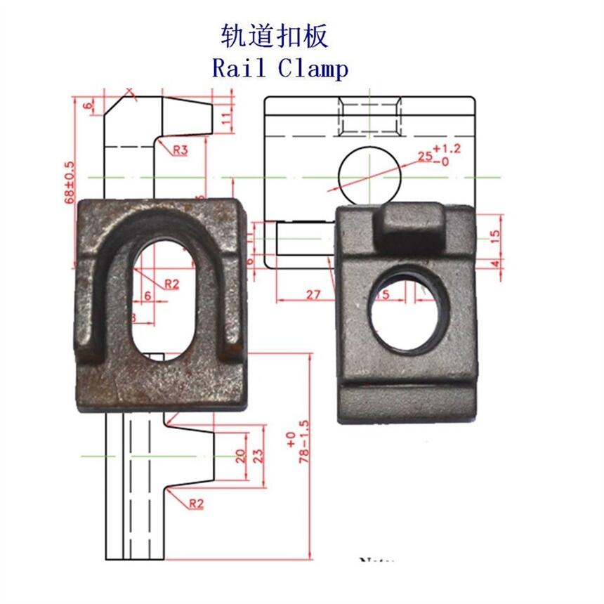 碼頭軌道壓板廠家