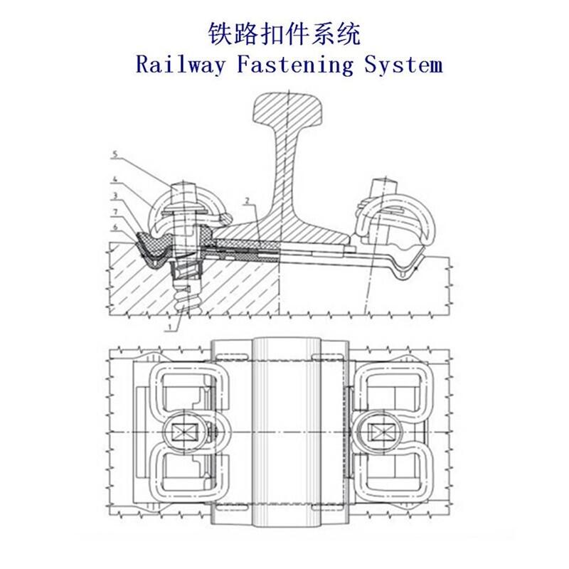 阜新43KG鋼軌扣件生產(chǎn)廠家