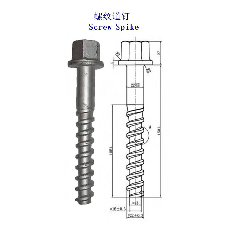 津巴布韋4.8級螺旋道釘工廠