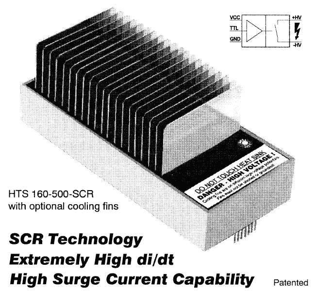 behlke HTS 40-1000-SCR 4KV  10000A高壓開關(guān)