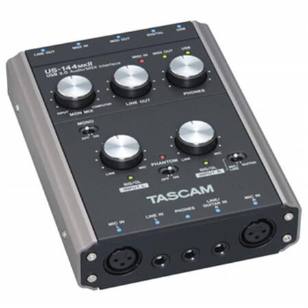 錄音點(diǎn)播天琴 TASCAM US-144LMK2 專業(yè)聲卡