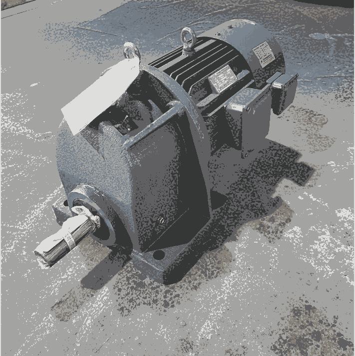 齒輪減速變頻電機一體機 三相異步電動機  YCJ100-YVP132S-5.5KW