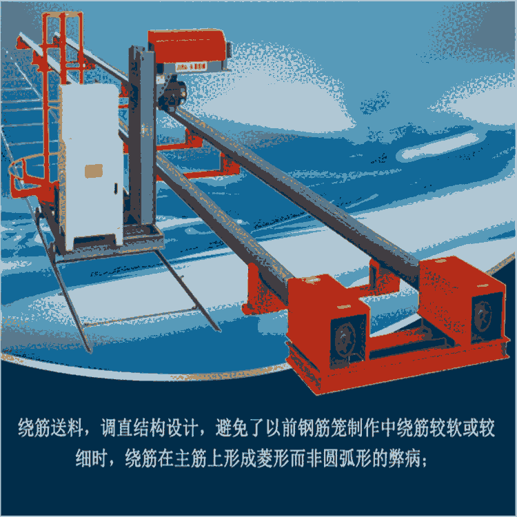 東碩機械全自動鋼筋籠繞筋機SYRJ-2200鋼筋籠滾焊機