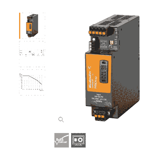 魏德米勒2466880000開關模塊電源PRO TOP1 240W 24V 10A