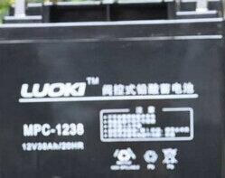 LUOKI蓄電池MPC-1217CH洛奇應急消防照明ups直流屏電源 12V17AH