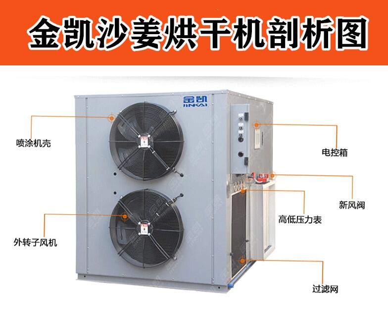 廣州金凱沙姜烘干機(jī)烘干工藝分享