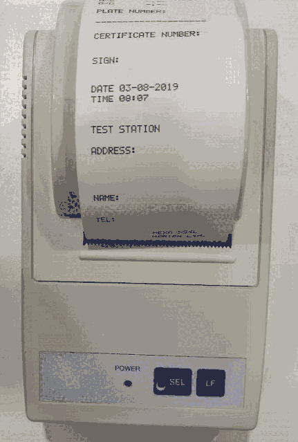 HORIBA MEXA-584L尾氣分析儀打印機