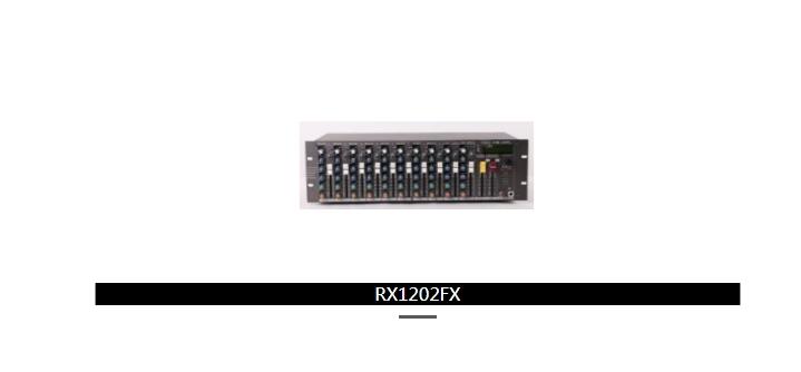 廣州浩韻立式調(diào)音臺(tái)12路（8路單聲道+2路立體聲）:RX1202FX