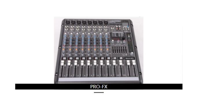 廣州大姆浩韻工廠16路單聲道調音臺PRO-FX16