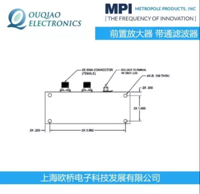 MPI metropoleproducts帶通濾波器 低噪聲放大器AM-212A