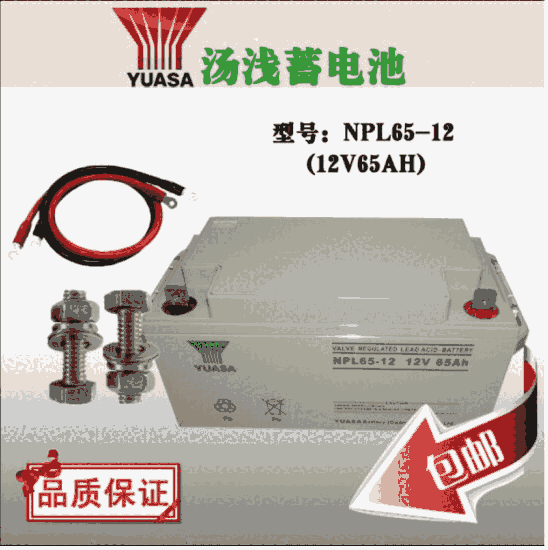 湯淺蓄電池NPL65-12 12V65AH閥控式密閉UPS應(yīng)急消防備用電源