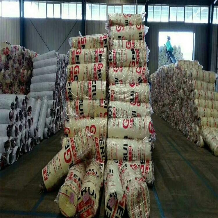 14KG/75MM單飛鋁箔玻璃棉保溫卷氈每平方米報價