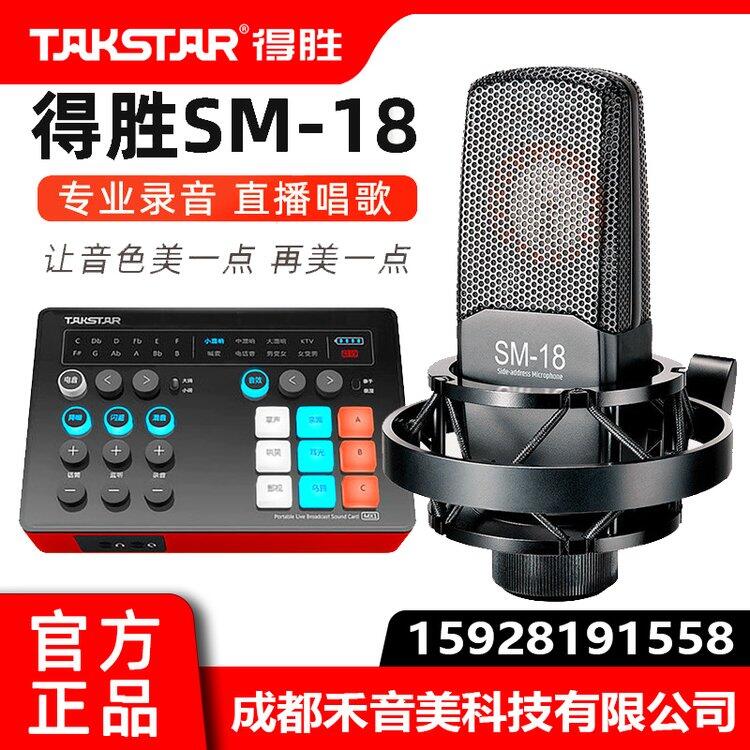 成都 得勝 Takstar SM-18 專業(yè)錄音棚電容麥克風 電腦直播K歌