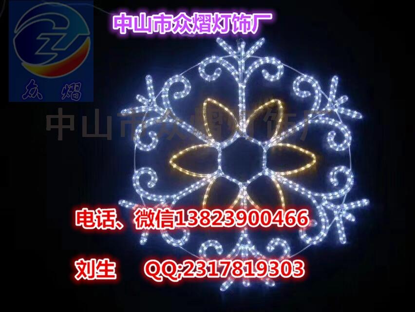 圣誕圖案燈 PVC led雪花圖案燈 定制各種立體圖案燈造型