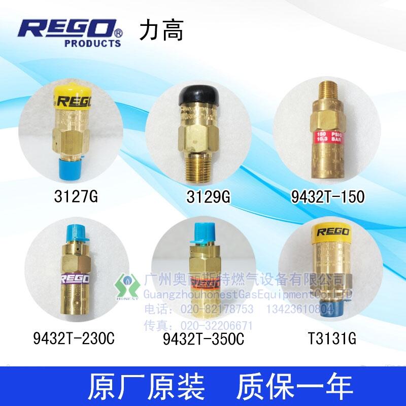 美國進口REGO 3127G安全閥力高安全放散閥3129G