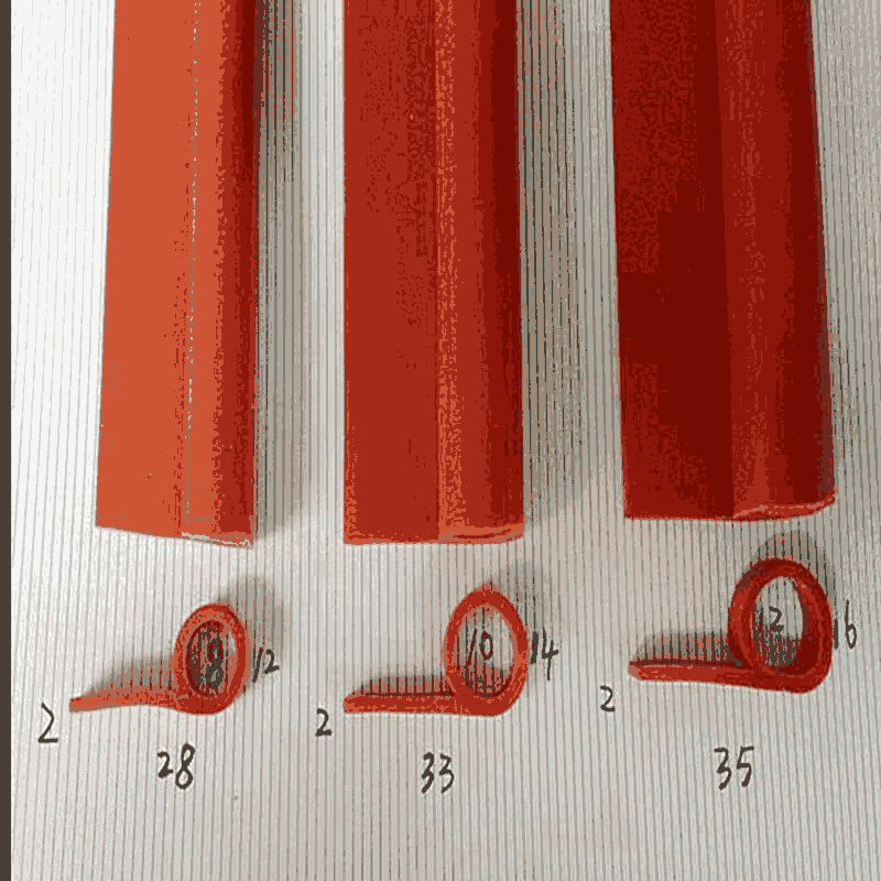 9字硅膠條耐高溫工程機(jī)械密封條  防撞條