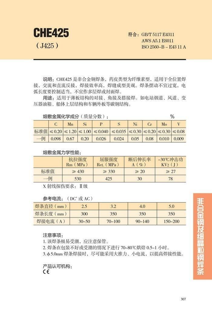 福建省CHE557GX大西洋手工焊條