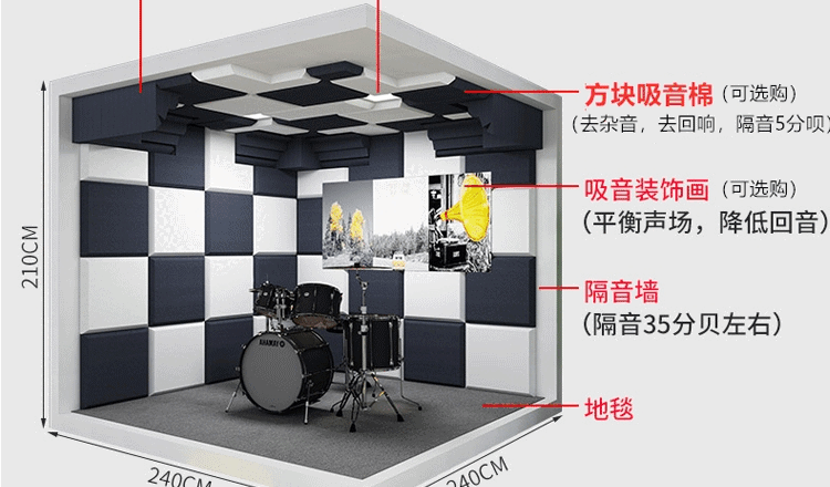 河南測聽室定做廠家  聽力檢測室來圖制作