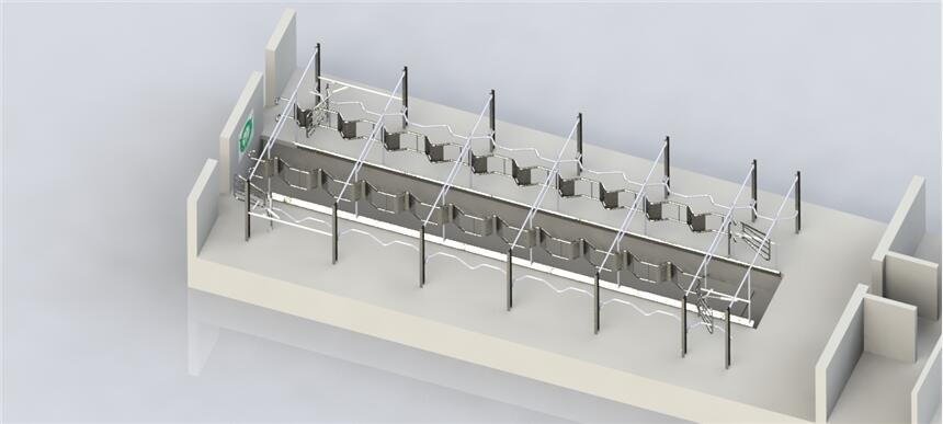 內(nèi)蒙古奶牛用魚骨式擠奶機(jī)