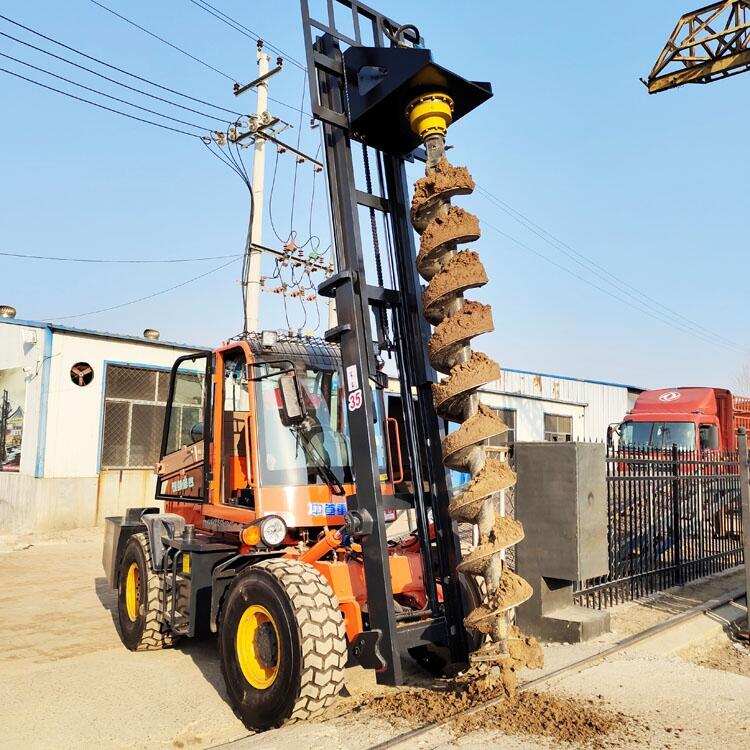 叉4噸叉高3米四驅(qū)叉車_5噸越野叉車定做ZSZG