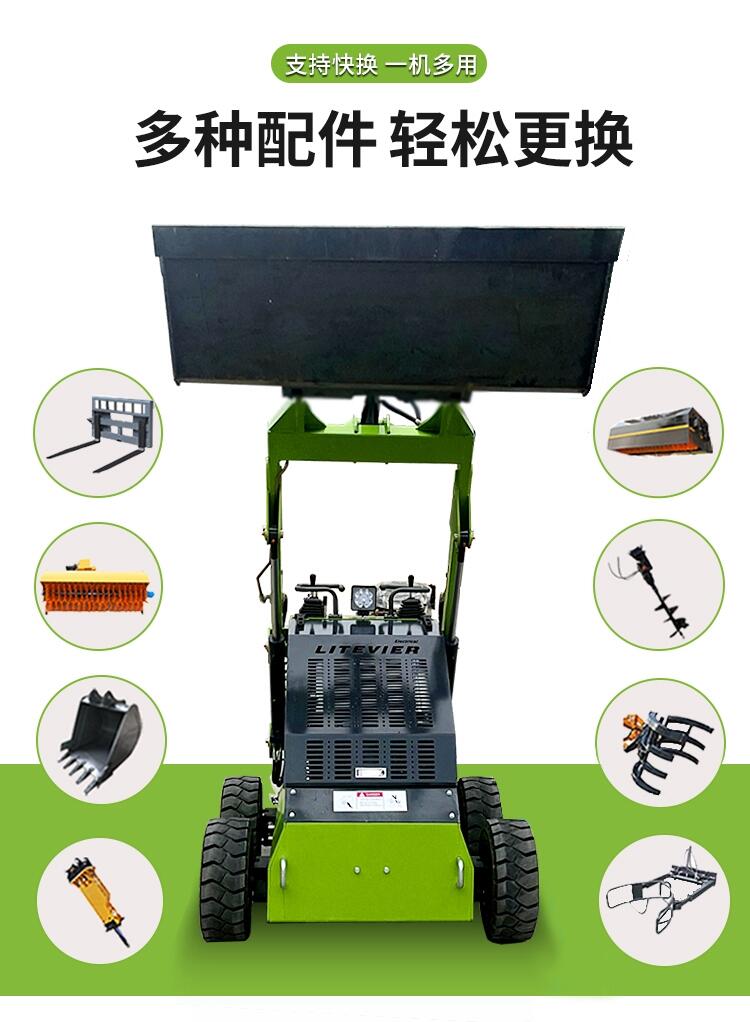 站著操作鏟車久寶田發(fā)動機(jī)站著操作裝載機(jī)圖片