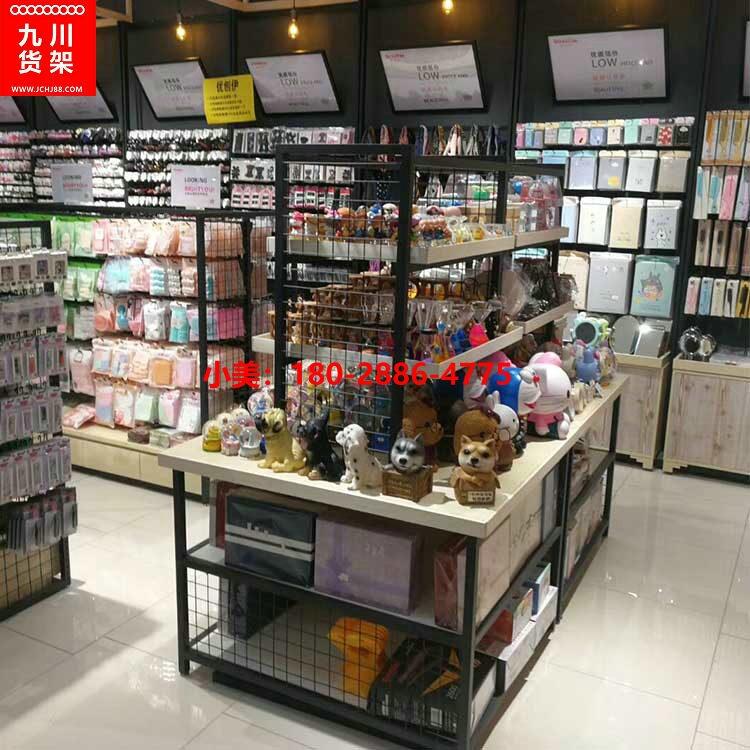 小商店的貨架擺放圖|詢價(jià)諾米貨架|伶俐展柜商