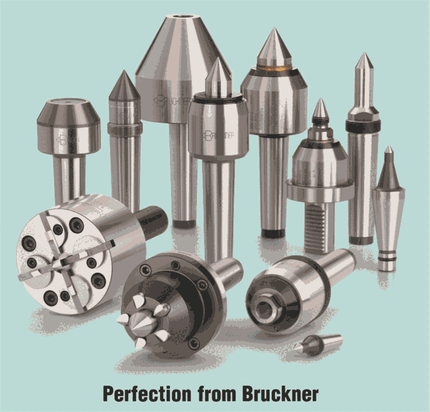 德國(guó)Bruckner活頂尖，固定頂尖，驅(qū)動(dòng)頂尖