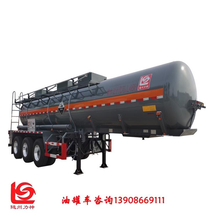 醒獅SLS9405GFWA型腐蝕性物品罐式運(yùn)輸半掛車(chē)罐體有效容積29.4立方米