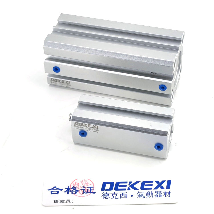 德克西DEKEXI氣缸SDA12X45氣缸 ,臺灣電磁閥,無桿機(jī)械手氣缸,新洋亞德客同款