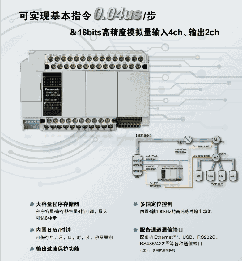 供應(yīng)松下可編程控制器PLC AFPXHM8N30T   AFPXHC38AT