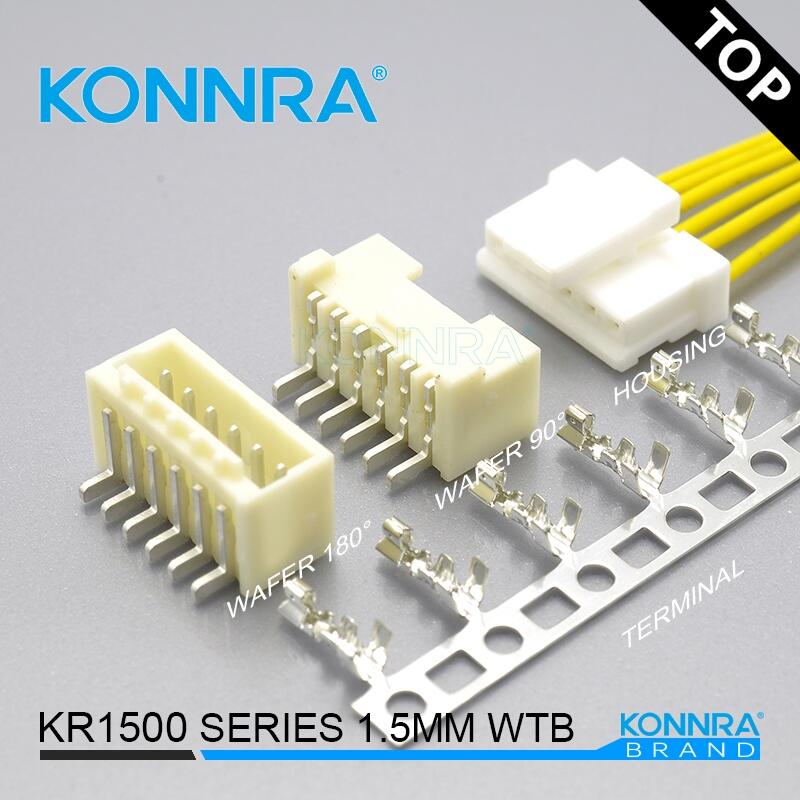 MX1.5連接器立式膠殼SMT高壓線束1.5mm間距莫仕87438-0243接插件