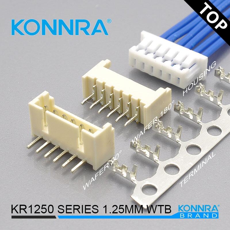 KONNRA KR1250 DIP膠殼導航儀用連接器替代MOLEX53261-15接插件