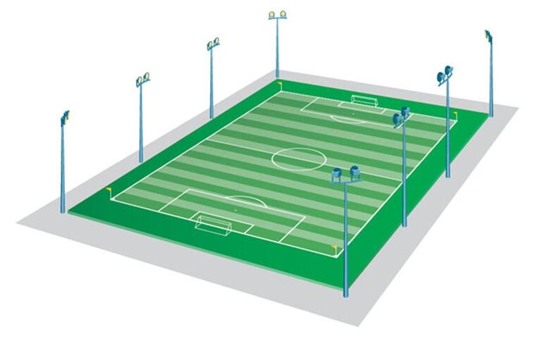 北海足球場投光燈定制廠家