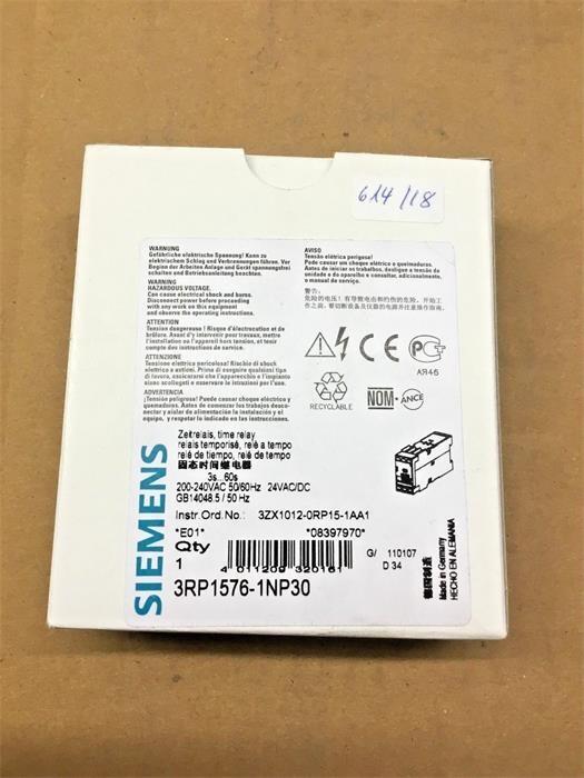 SIEMENS西門(mén)子3RP1576-1NP30時(shí)間繼電器