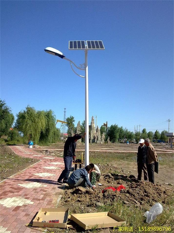 長豐縣11米太陽能路燈工程案例