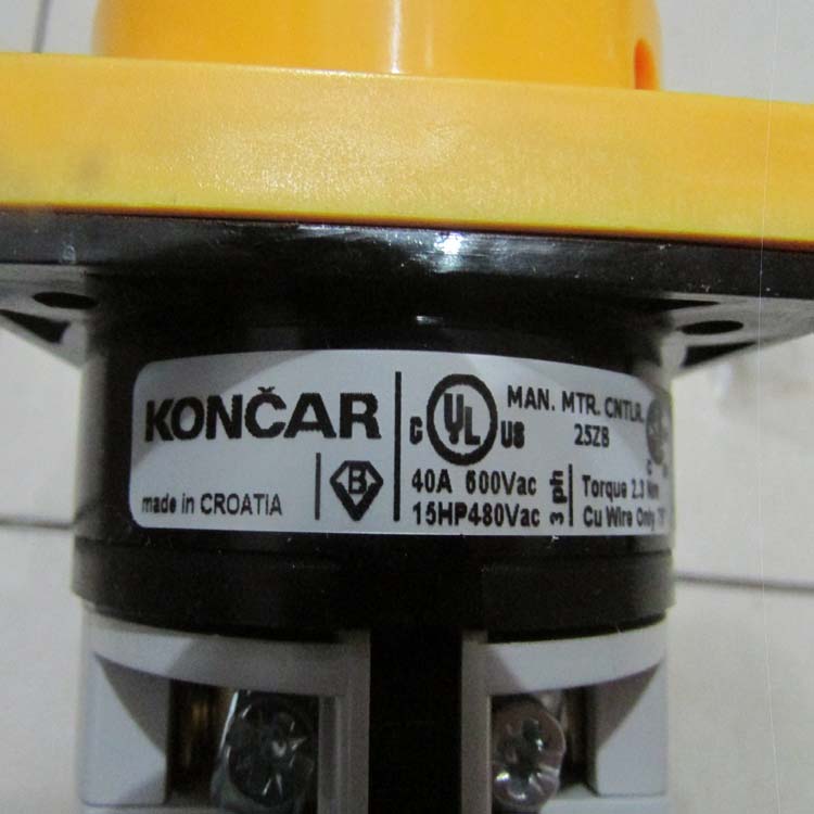 KONCAR MES安全開安GN20 C 035 U