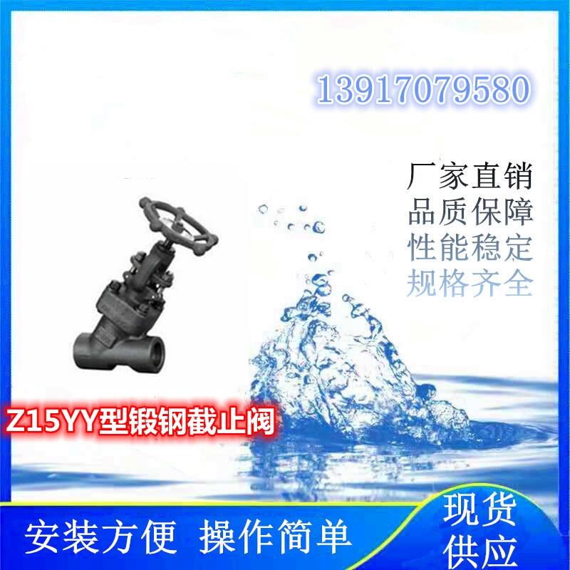 氫能項目上使用的Z15YY型鍛鋼截止閥