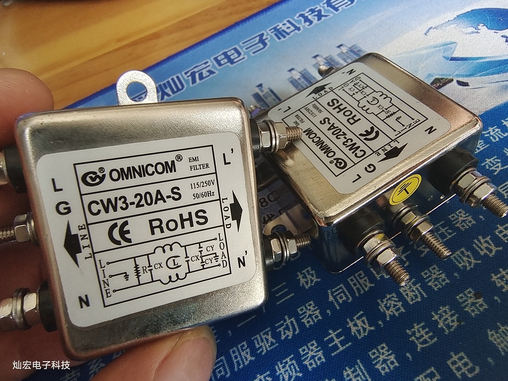 臺(tái)灣OMNICOM電源濾波器CW12B-30A-R 三相四線