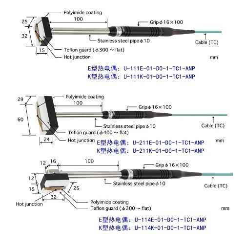 日本安立U系列溫度探頭U-211E-01-D0-0-TC1-W