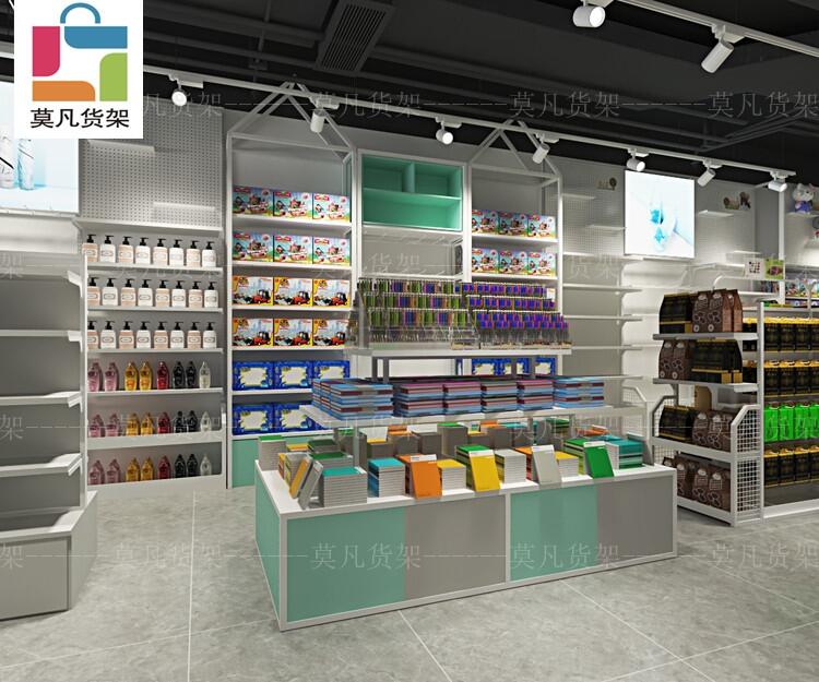 湖北黃岡市谷子店貨架混搭創(chuàng)新設(shè)計