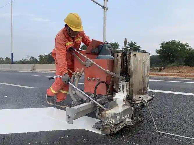 南京浦口區(qū)道路交通標線劃線