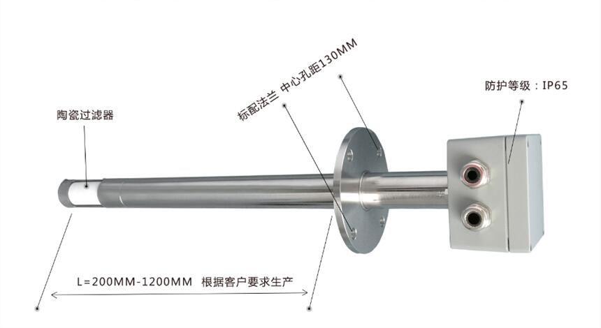 氧化鋯氧含量分析儀探頭