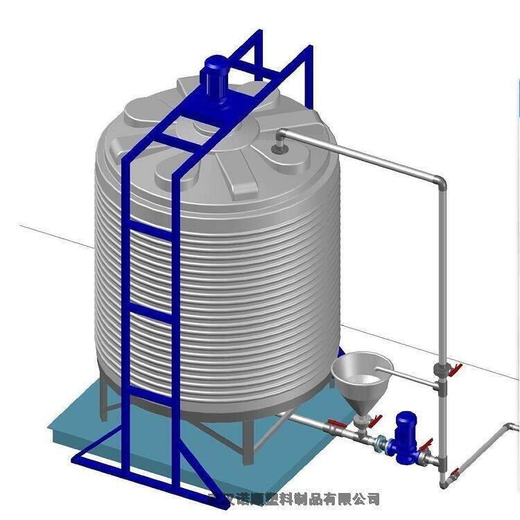 商混站聚羧酸攪拌罐諾順10噸復配罐