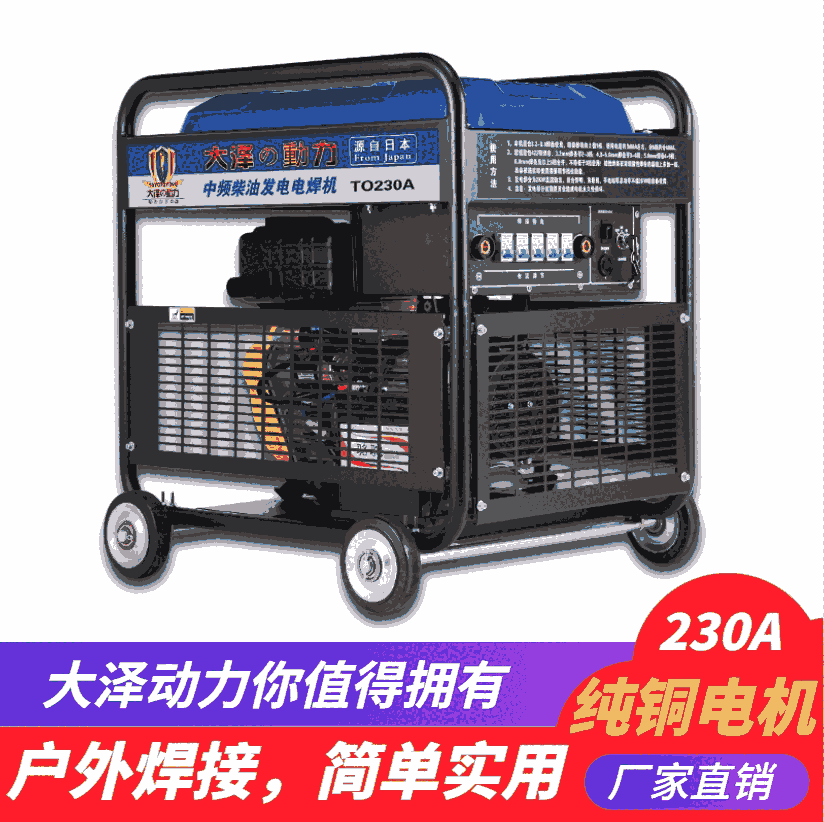 批發(fā)供應(yīng)230A家用柴油發(fā)電焊機