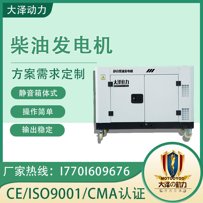 箱體牢固 大澤動(dòng)力 TO18000ET 15000W 車(chē)載發(fā)電機(jī)