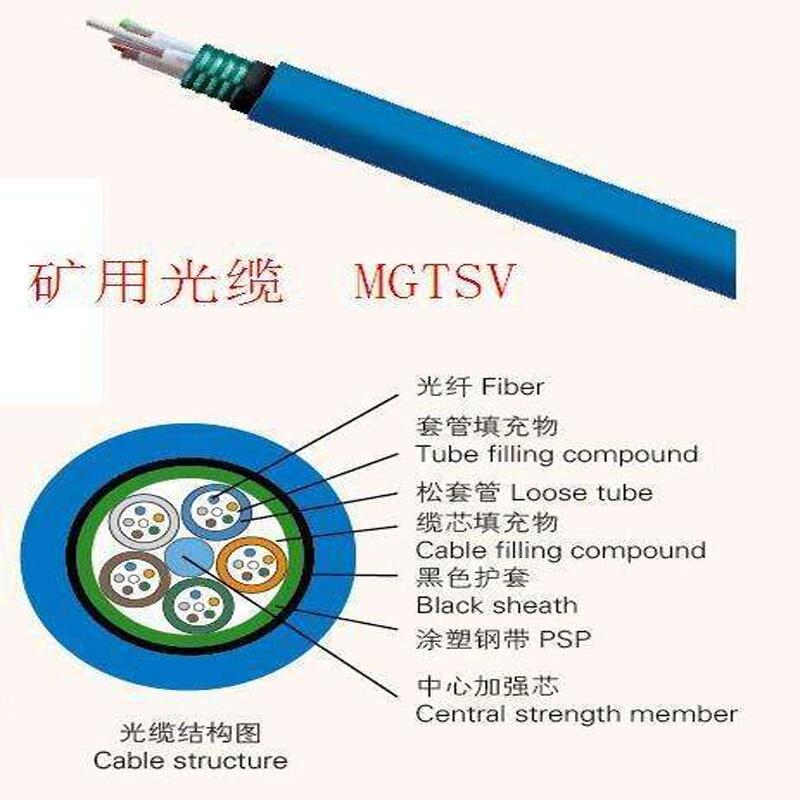 MGTSV-12B1層絞式光纜 煤礦用阻燃光纜 石油管道廠家直銷