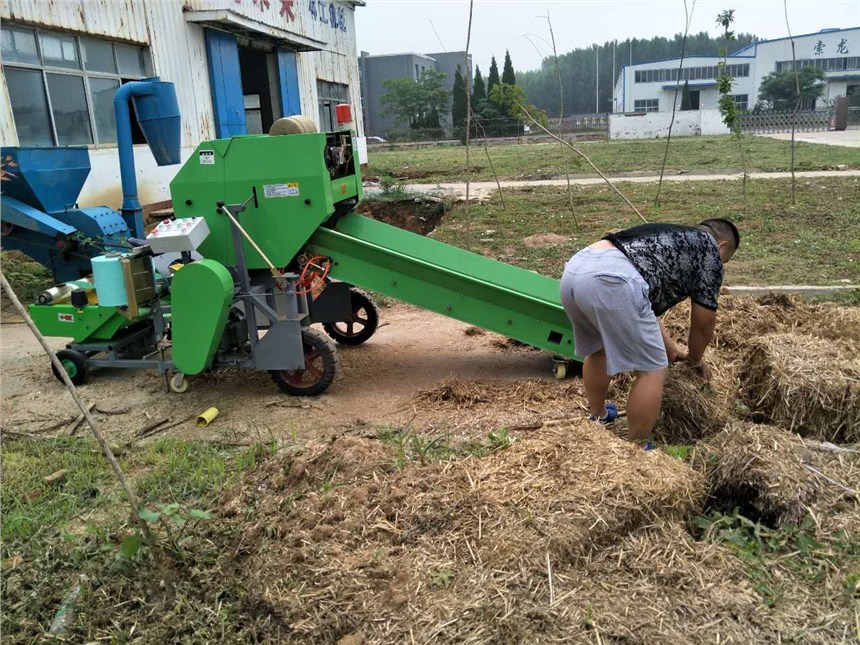 皇竹草打捆包膜一體機(jī) 全國熱銷