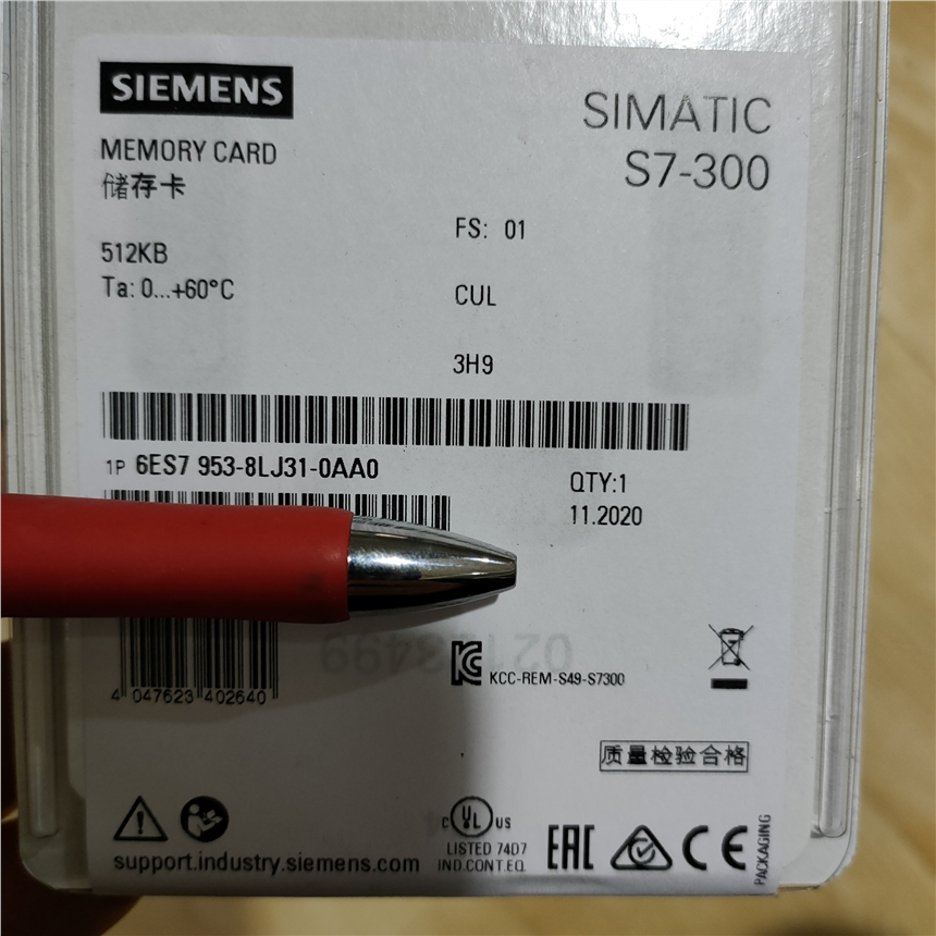 西門子6ES7953-8LJ31-0AA0微型存儲(chǔ)卡原裝S7 SIEMENS原裝代理商