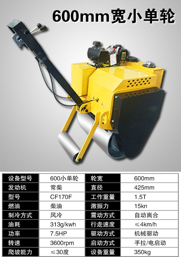 1-8噸壓路機路面壓實機小型單雙輪座駕式壓路機液壓振動壓路機