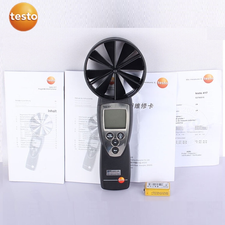 testo 417葉輪風速儀0560 4170